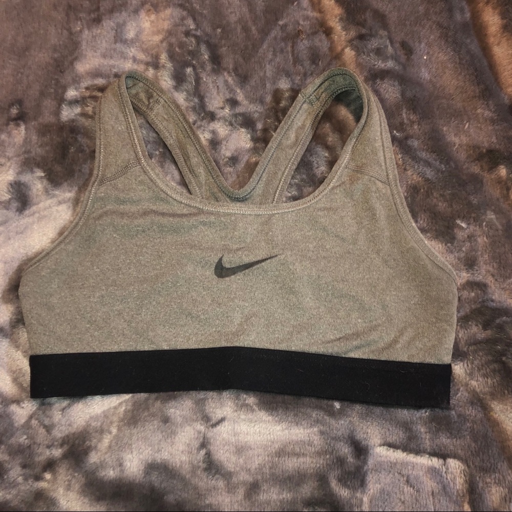 Grey Nike Sports Bra